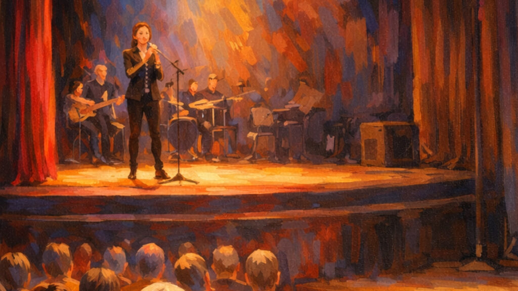 Apresentação cultural exemplo de participação e acesso à cultura.